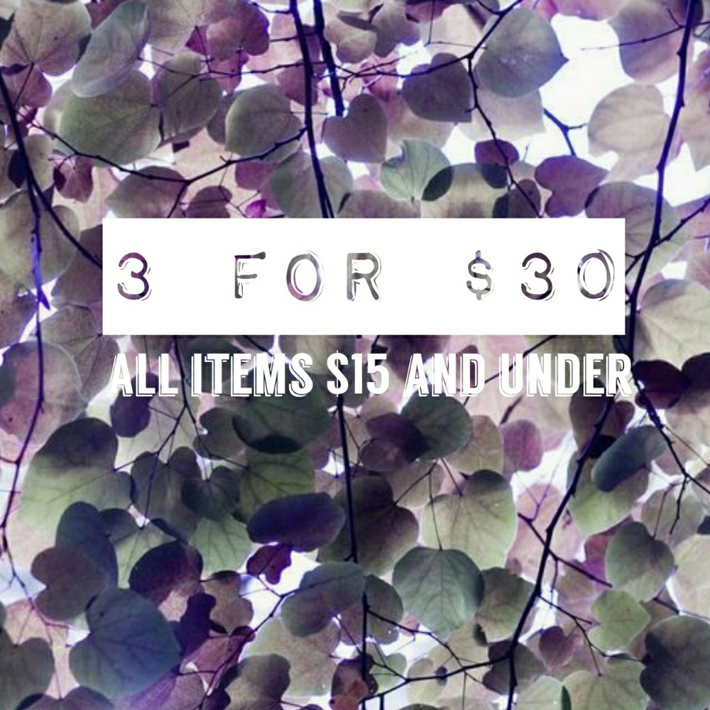 3 for $30
